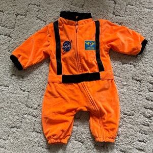 Astronaut Orange Space Commander Kids Costume